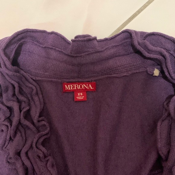 Merona Purple Cardigan - Picture 2 of 3